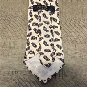 Brooks Brothers Silk Tie with Paisley Pattern